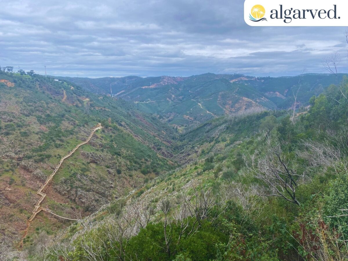 The Alferce Suspension Bridge - Exploring the Algarve's Newest Gem 1 Stunning views into the Alferce Valley